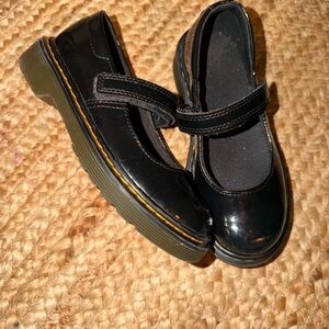 Dr. Martens Black Mary Jane Kids Shoes